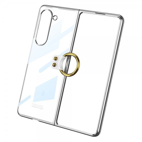 GKK Samsung Galaxy Z Fold 5 Cover med Ringholder Klar