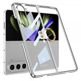 GKK Samsung Galaxy Z Fold 5 Cover med Ringholder Sølv