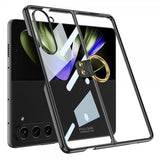 GKK Samsung Galaxy Z Fold 5 Cover med Ringholder Sort