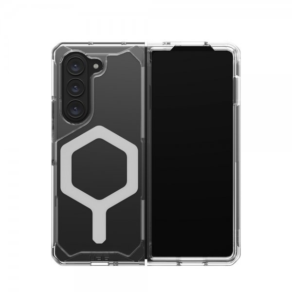 Urban Armor Gear (UAG) Samsung Galaxy Z Fold 5 Cover Plyo Pro MagSafe Ice/Silver