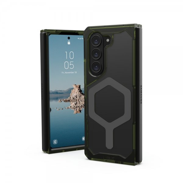 Urban Armor Gear (UAG) Samsung Galaxy Z Fold 5 Cover Plyo Pro MagSafe Olive/Space Grey