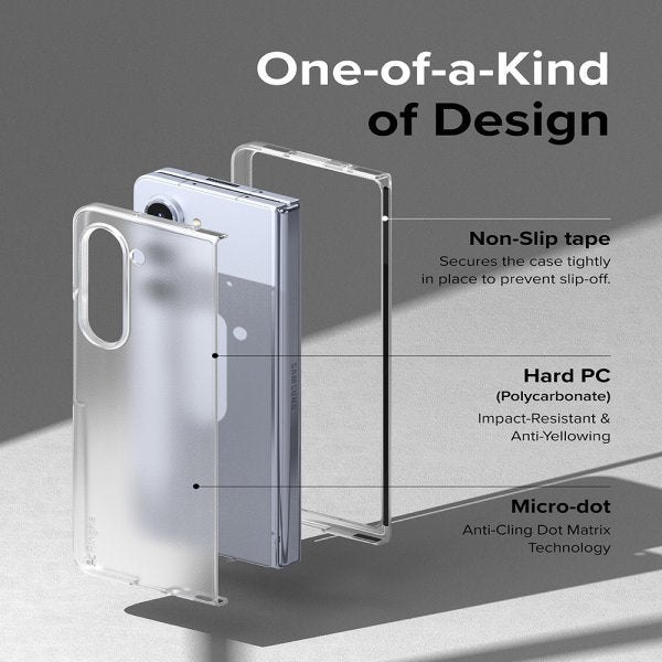 Ringke Samsung Galaxy Z Fold 5 Cover Slim Mat Gennemsigtig