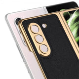 GKK Samsung Galaxy Z Fold 5 Cover Stribet Hvid