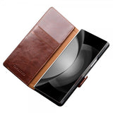 Qialino Samsung Galaxy Z Fold 6 Etui Ægte Læder Brun