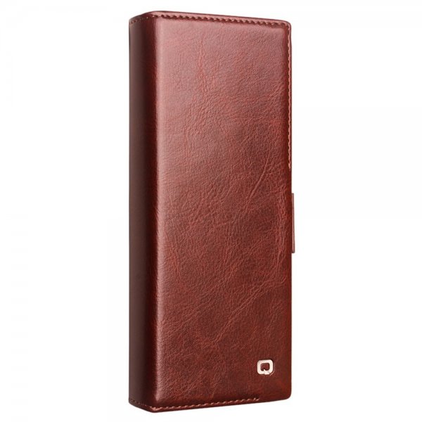 Qialino Samsung Galaxy Z Fold 6 Etui Ægte Læder Brun