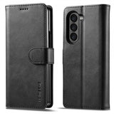 Lc.Imeeke Samsung Galaxy Z Fold 6 Etui med Kortlomme Standerfunktion Sort