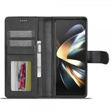 Lc.Imeeke Samsung Galaxy Z Fold 6 Etui med Kortlomme Standerfunktion Sort