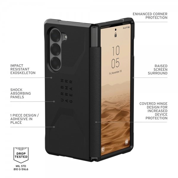 Urban Armor Gear (UAG) Samsung Galaxy Z Fold 6 Cover Civilian Sort