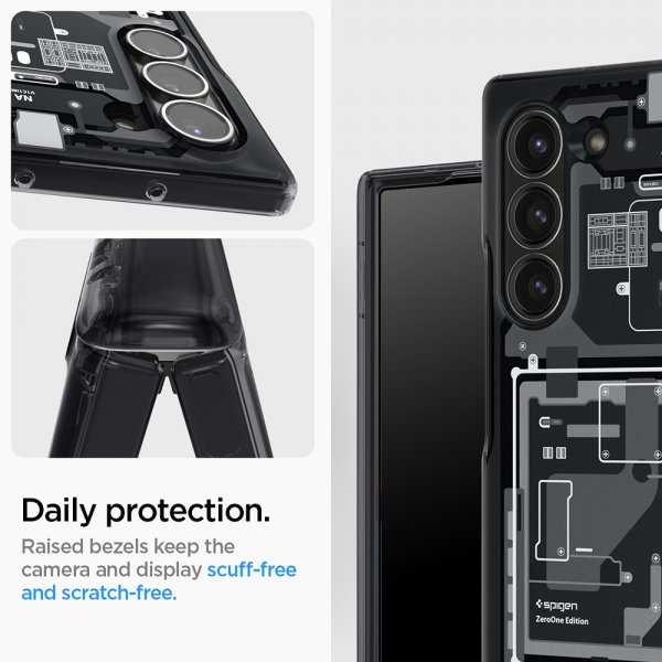 Spigen Samsung Galaxy Z Fold 6 Cover Ultra Hybrid Pro Zero One Sort