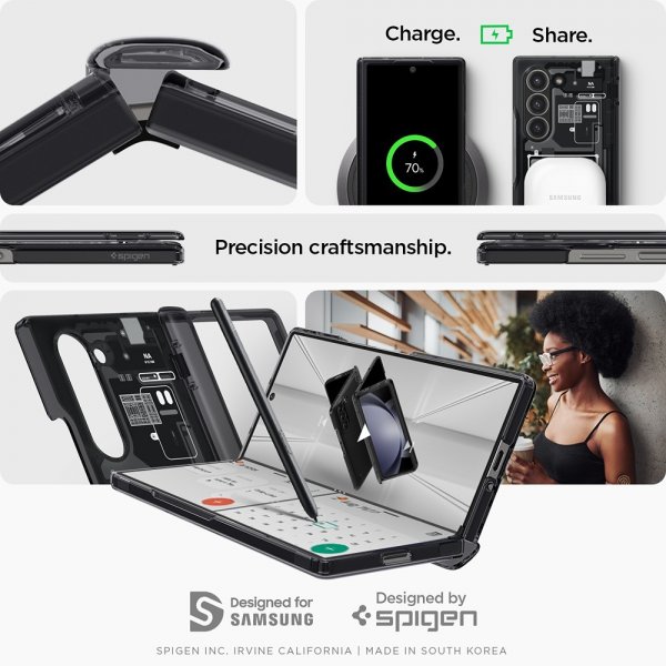 Spigen Samsung Galaxy Z Fold 6 Cover Ultra Hybrid Pro Zero One Sort