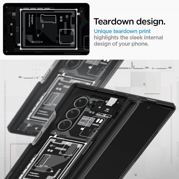 Spigen Samsung Galaxy Z Fold 6 Cover Ultra Hybrid Pro Zero One Sort