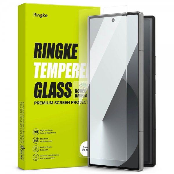 Ringke Samsung Galaxy Z Fold 6 Skærmbeskytter Cover Display Protector Glass 2-pak