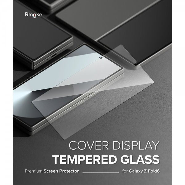 Ringke Samsung Galaxy Z Fold 6 Skærmbeskytter Cover Display Protector Glass 2-pak