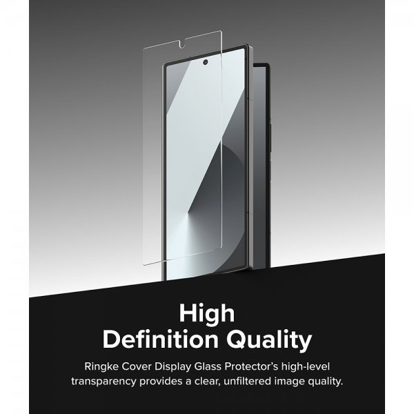 Ringke Samsung Galaxy Z Fold 6 Skærmbeskytter Cover Display Protector Glass 2-pak