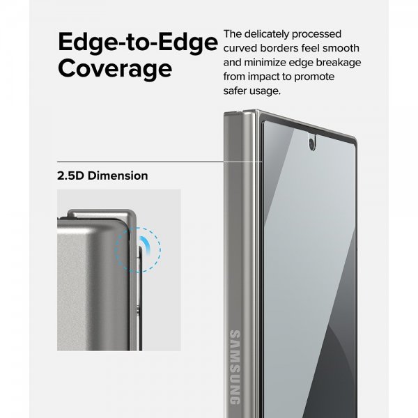 Ringke Samsung Galaxy Z Fold 6 Skærmbeskytter Cover Display Protector Glass 2-pak