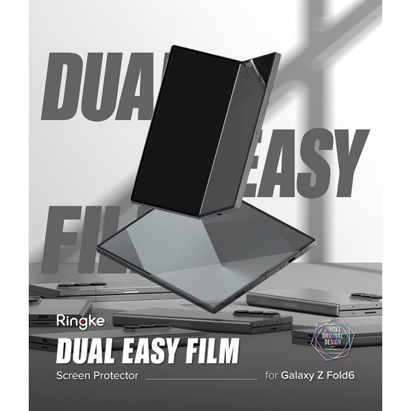 Ringke Samsung Galaxy Z Fold 6 Skærmbeskyttelse Dual Easy Film 2-pak
