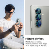 Spigen Samsung Galaxy Z Fold 7 Kamerabeskyttelse GLAS.tR EZ Fit Optik Pro 2-pak Sort