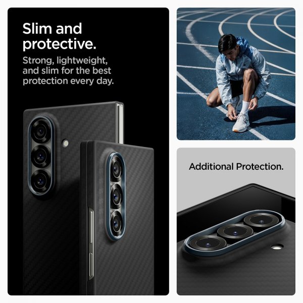 Spigen Samsung Galaxy Z Fold 7 Cover Air Skin Aramid Sort
