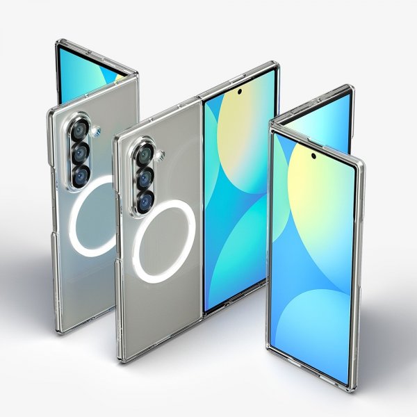 Spigen Samsung Galaxy Z Fold 7 Cover Air Skin MagFit Klar Hvid