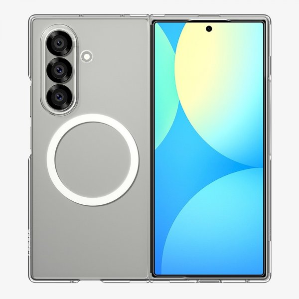 Spigen Samsung Galaxy Z Fold 7 Cover Air Skin MagFit Klar Hvid