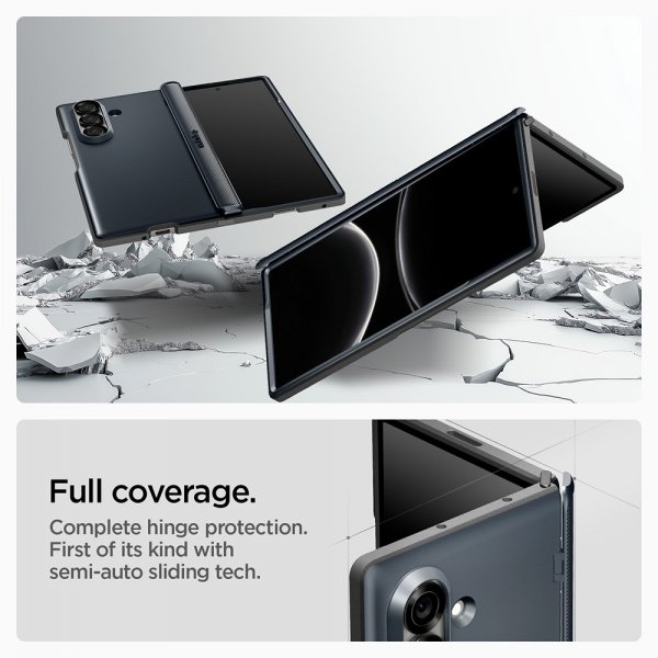 Spigen Samsung Galaxy Z Fold 7 Cover Slim Armor Pro MagFit Metal Slate