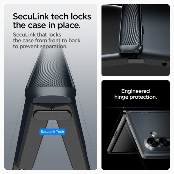 Spigen Samsung Galaxy Z Fold 7 Cover Slim Armor Pro MagFit Metal Slate