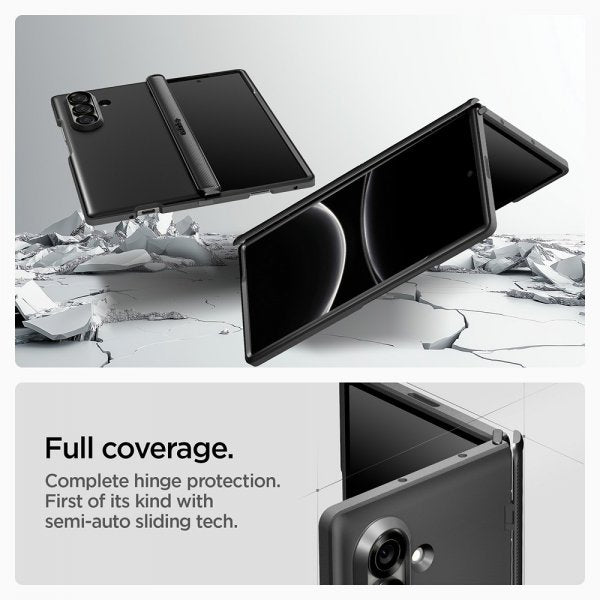 Spigen Samsung Galaxy Z Fold 7 Cover Slim Armor Pro MagFit Sort