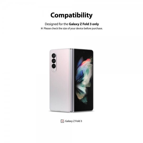 Ringke Samsung Galaxy Z Fold3 Skærmbeskyttelse Cover Display Protector Glass