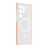 Samsung Galaxy S24 Ultra Cover Bølget MagSafe Orange