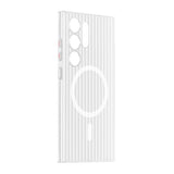 Samsung Galaxy S24 Ultra Cover Korrugeret MagSafe Hvid