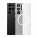 Samsung Galaxy S24 Ultra Cover Korrugeret MagSafe Hvid