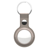 KeyBudz AirTag Holder Læder 2-pak Beige
