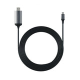 Satechi Aluminium Type-C til HDMI-kabeladapter 4K 60Hz 1,8m Space Gray