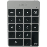 Satechi Slim Wireless Keypad Genopladeligt Bluetooth Tastatur Space Gray