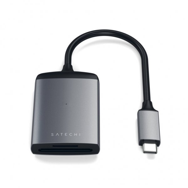 Satechi USB-C UHS-II hukommelseskortlæser Space Gray
