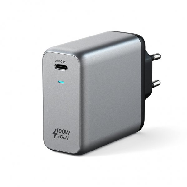 Satechi 100W USB-C PD vægoplader GaN
