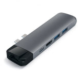 Satechi USB-C Pro Hub med 4K HDMI og Ethernet Space Gray