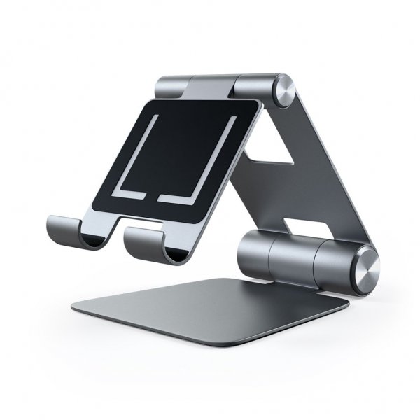 Satechi R1 Aluminium Hængslet Holder Foldbart Stativ Space Gray