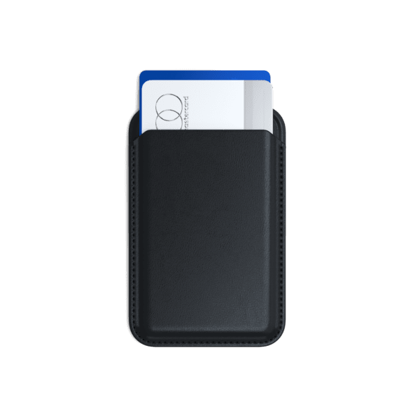 Satechi Kortholder Vegansk Læder Magnetisk Wallet Stand Sort