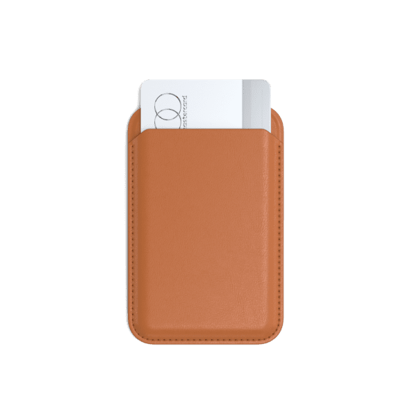 Satechi Kort-etui Vegansk Læder Magnetisk Wallet Stand Orange
