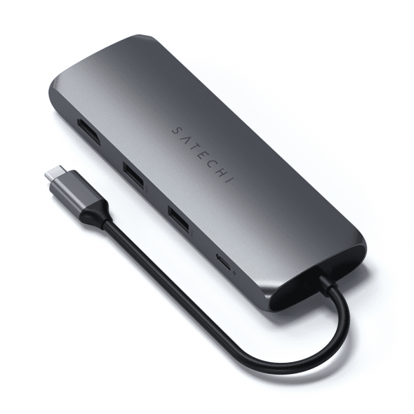 Satechi USB-C HYBRID med indbygget mulighed for SSD-lagring Sort