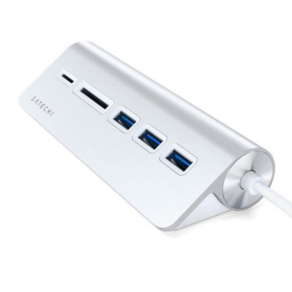 Satechi USB-C Combo Hub til stationær Space Gray