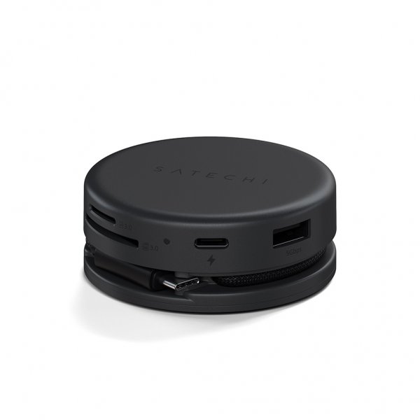 Satechi OntheGo 7-i-1 Multiport-adapter Space Black