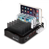 ALOGIC 8-ports USB-ladestation Sort