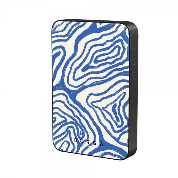Burga Powerbank MagSafe 5000 mAh Seven Seas Metalgrå