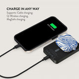 Burga Powerbank MagSafe 5000 mAh Seven Seas Metalgrå