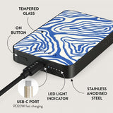 Burga Powerbank MagSafe 5000 mAh Seven Seas Metalgrå