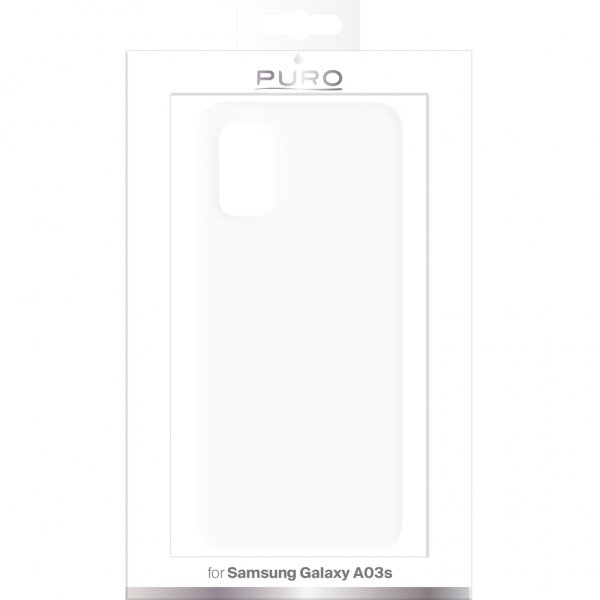 Puro Samsung Galaxy A03s Cover Nude Transparent