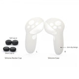 Dobbelt Meta Quest 3 VR Controller Silikonskal og Tommelfingergreb