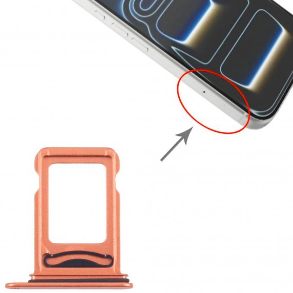 Dual SIM-kortholder til iPhone 17 Pro - Cosmic Orange